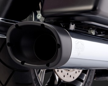 Vance & Hines Slip-ons Monster Oval Black Tips Harley FLT Touring 1995-2016